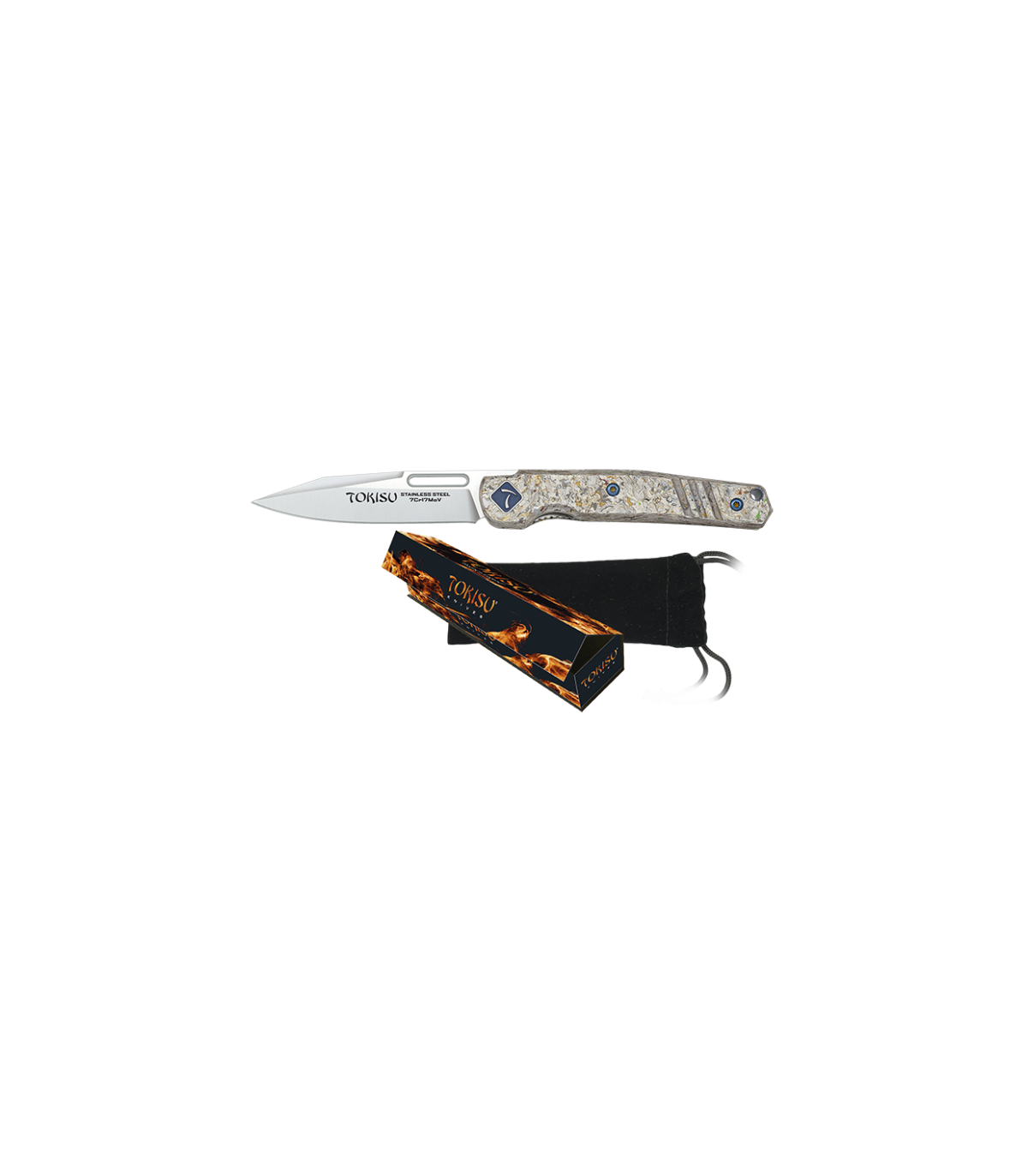 Σουγιάς TOKISU Penknife. Glacial micarta. Ball bearing, 25284