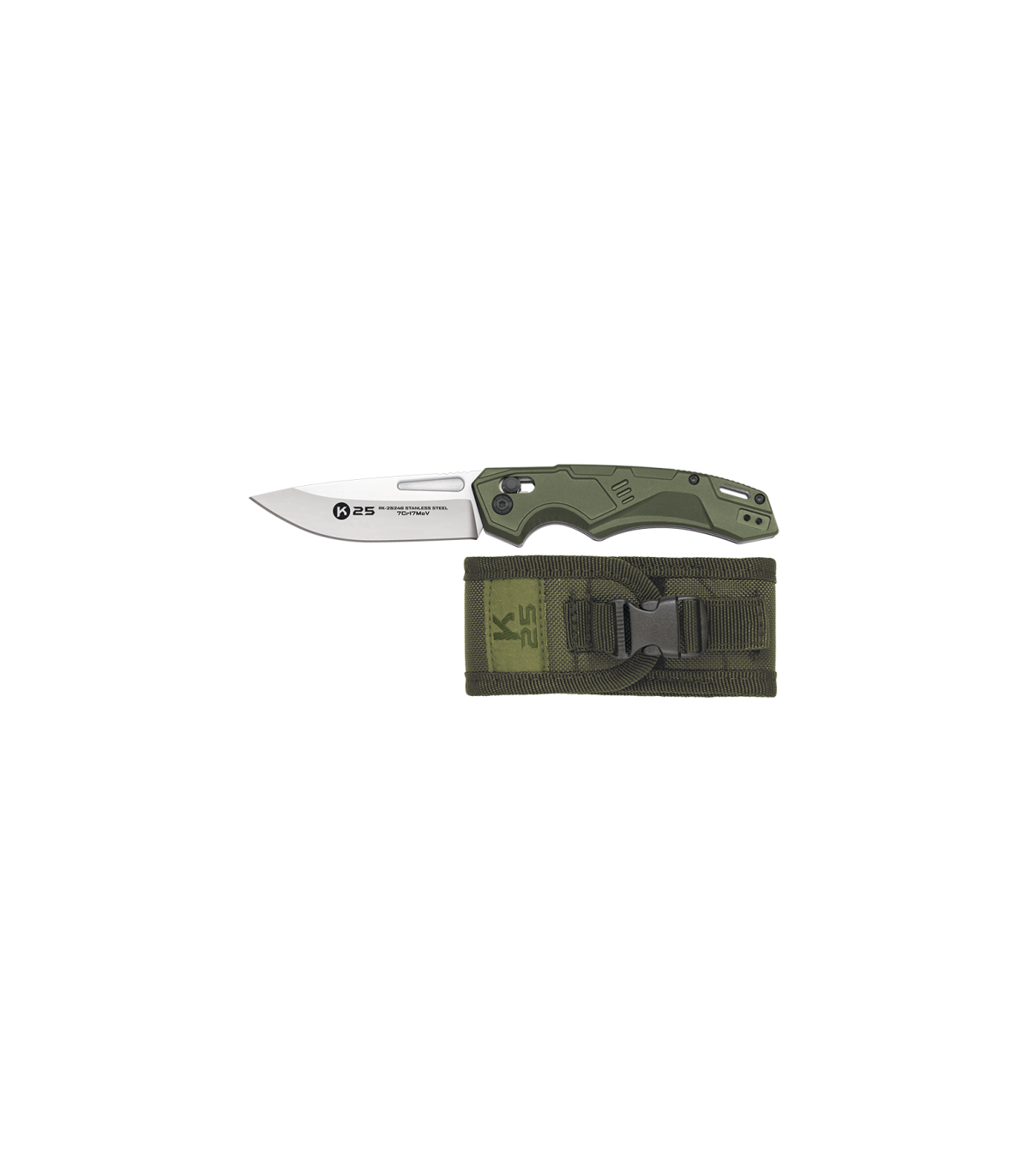 Σουγιάς K25 Army pocket knife. Two-color micarta, 25246