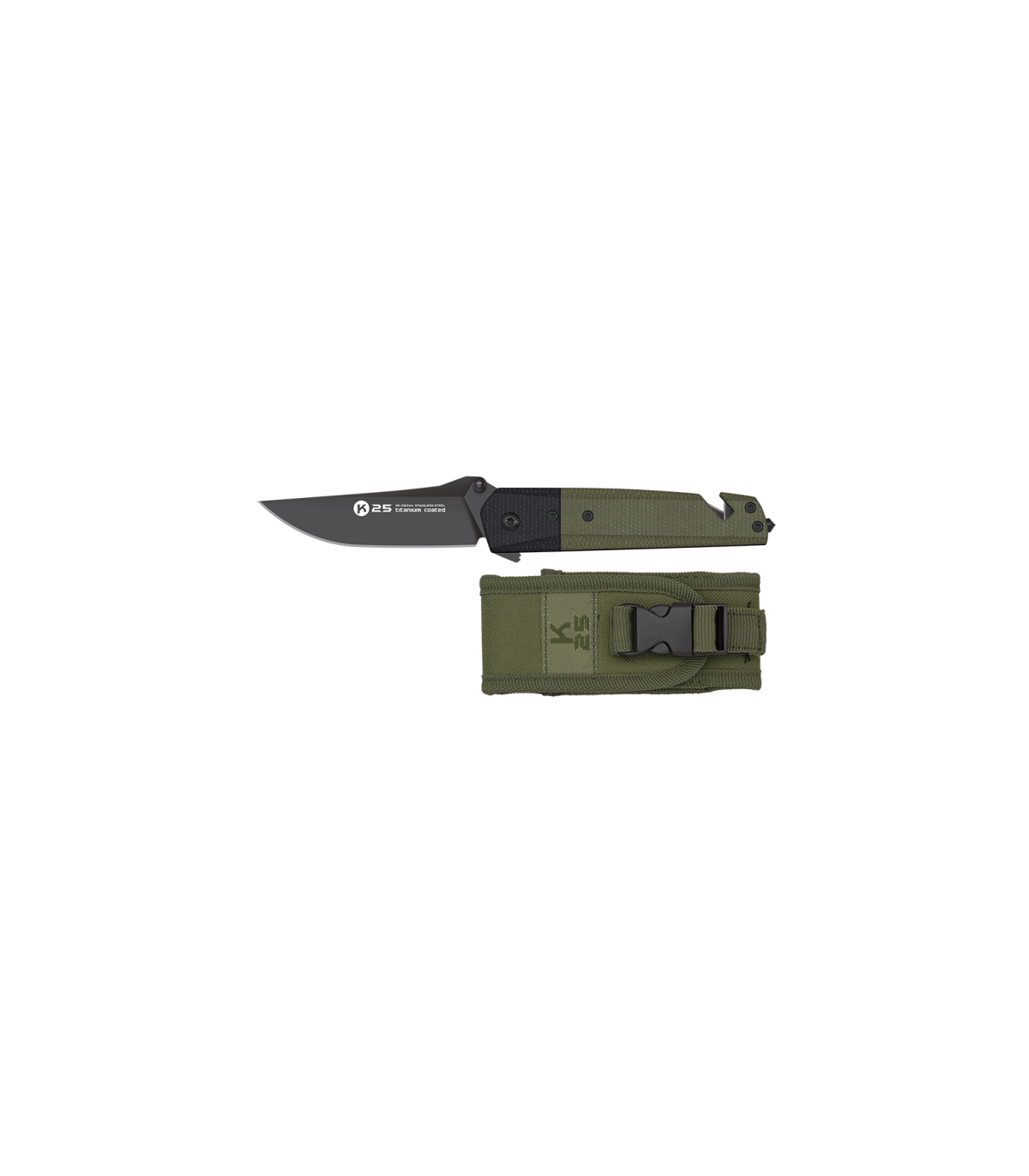 Σουγιάς K25 Army pocket knife. Two-color micarta, 25244