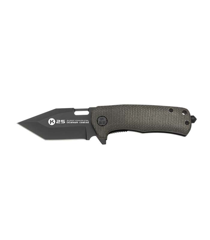 Σουγιάς K25 tactical penknife.Black Onix micarta, 25237