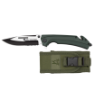 Σουγιάς K25 tactical pocket knife. Green G10.Saw, 25235