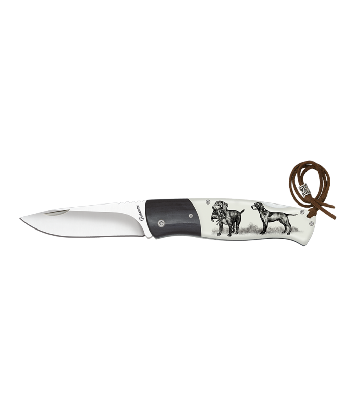 ΣΟΥΓΙΑΣ ALBAINOX, ΚΥΝΗΓΟΣΚΥΛΟ penknife. Black lock, 25227