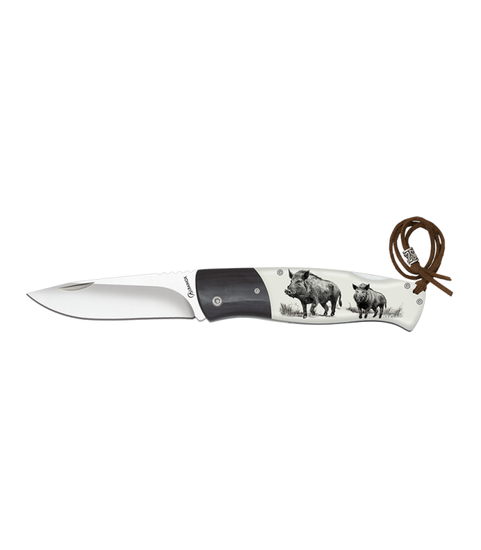 ΣΟΥΓΙΑΣ ALBAINOX, ΑΓΡΙΟΓΟΥΡΟΥΝΑ penknife. Black lock, 25222