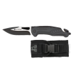 Σουγιάς K25 tactical black aluminium penknife, 25008