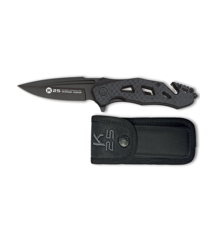 Σουγιάς K25 tactical penknife. Carbon fiber efft, 25002