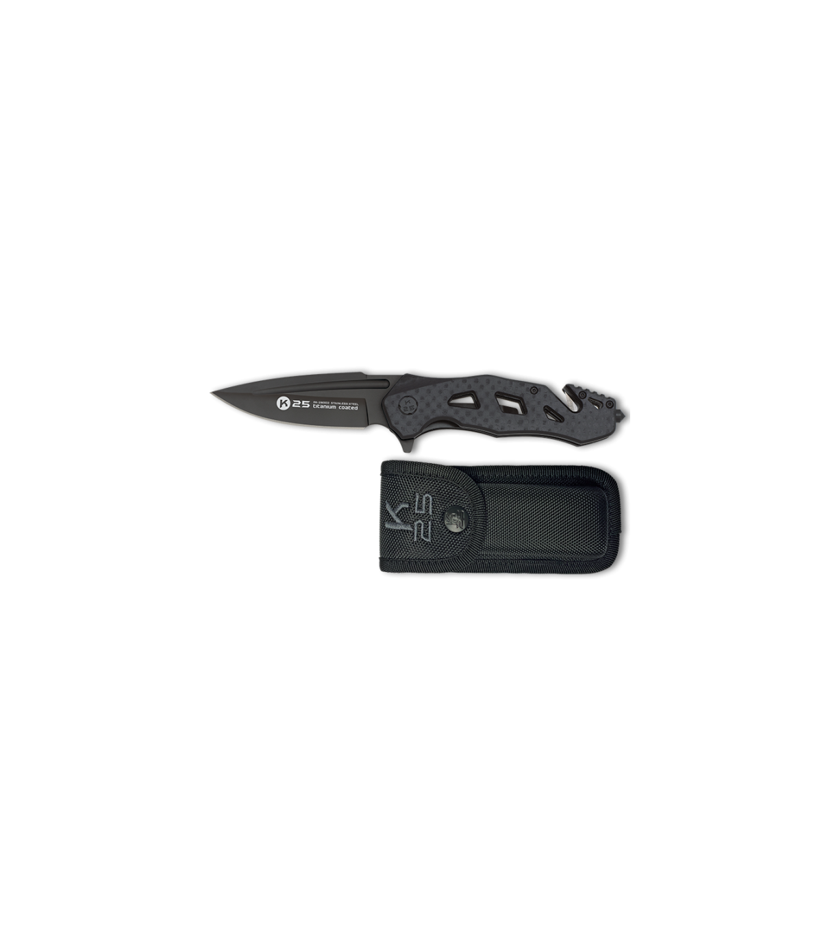 Σουγιάς K25 tactical penknife. Carbon fiber efft, 25002