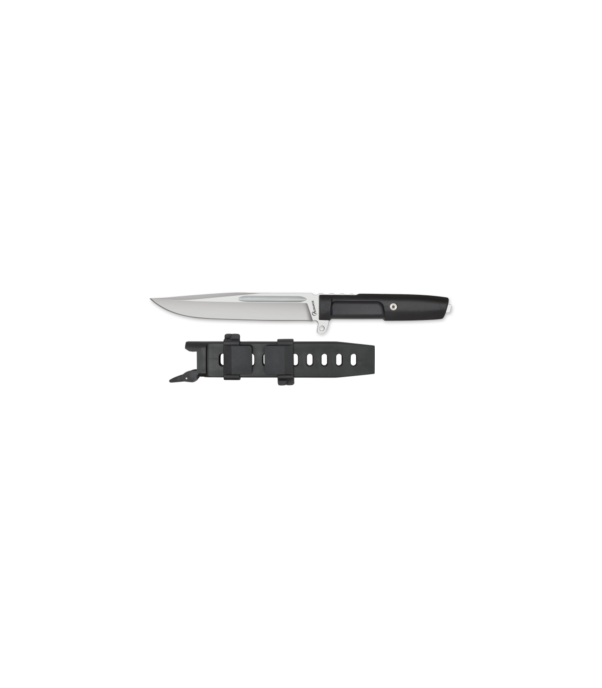 ΜΑΧΑΙΡΙ Albainox Satin tactical knife. Rubber handle. ABS, 32875