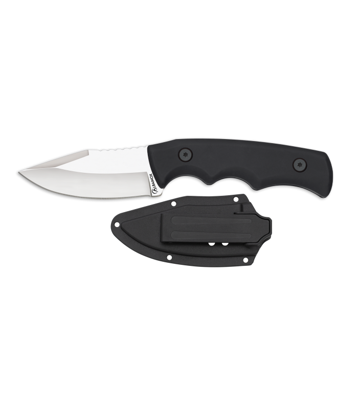 ΜΑΧΑΙΡΙ Albainox SFL black knife. Blade 7.5 cm, 32871