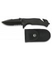 ΣΟΥΓΙΑΣ ALBAINOX, black penknife. Serration. Bl , 19800