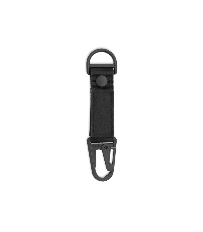 ΜΠΡΕΛΟΚ Albainox Black nylon key-ring with snap hook