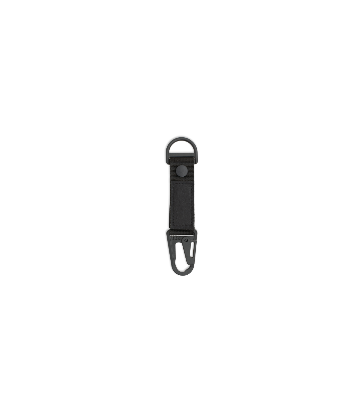 ΜΠΡΕΛΟΚ Albainox Black nylon key-ring with snap hook