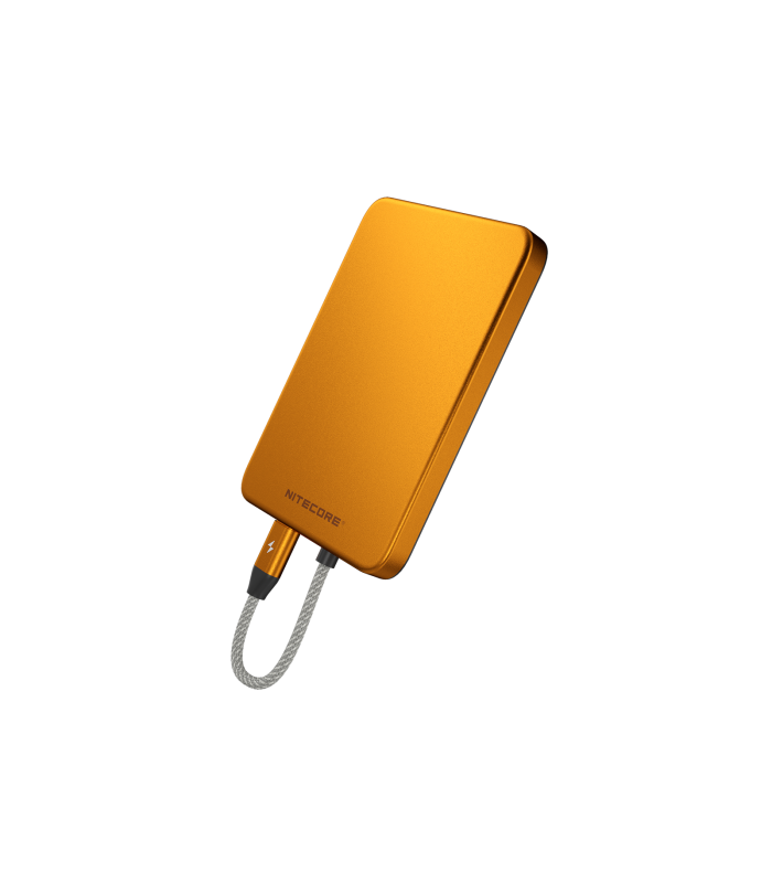POWER BANK NITECORE POCKET 5, 5000ma Ultra Thin Aluminium body, Orange