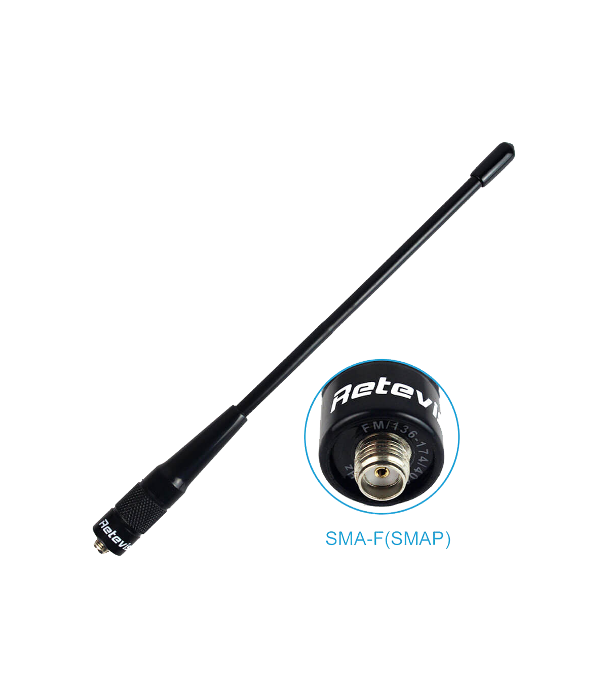 ΚΕΡΑΙΑ RETEVIS, High Gain Antenna RHD-701 SMA-Female Dual Band