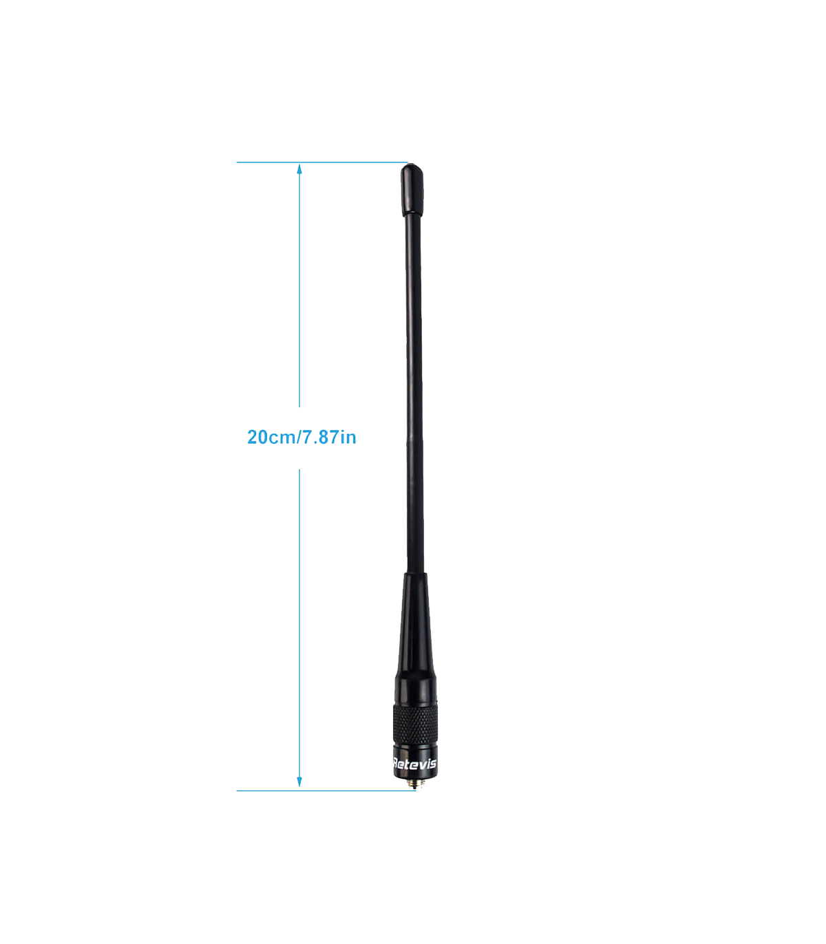ΚΕΡΑΙΑ RETEVIS, High Gain Antenna RHD-701 SMA-Female Dual Band