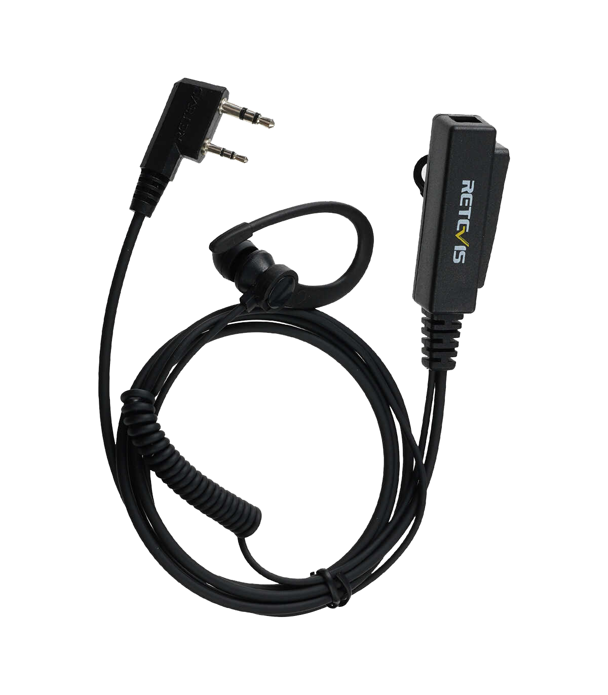ΜΙΚΡΟΦΩΝΟ ΑΚΟΥΣΤΙΚΟ, RETEVIS, EEK023 G Shape In-Ear Earbud, Kenwood 2 Pin Plug