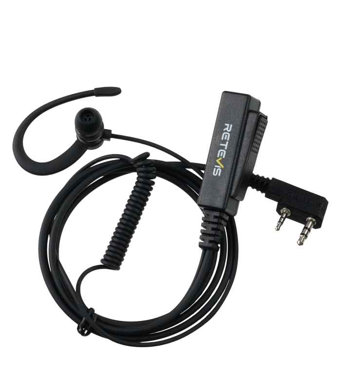 ΜΙΚΡΟΦΩΝΟ ΑΚΟΥΣΤΙΚΟ, RETEVIS, EEK023 G Shape In-Ear Earbud, Kenwood 2 Pin Plug