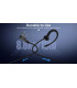 ΜΙΚΡΟΦΩΝΟ ΑΚΟΥΣΤΙΚΟ, RETEVIS, EEK023 G Shape In-Ear Earbud, Kenwood 2 Pin Plug
