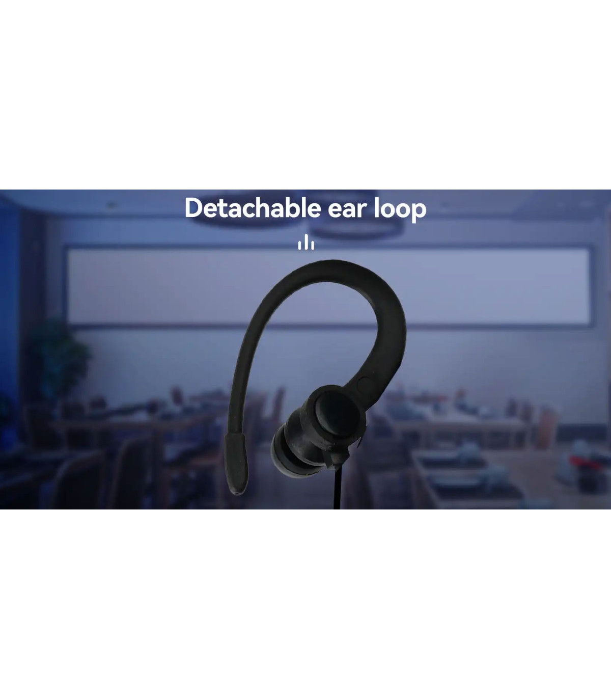 ΜΙΚΡΟΦΩΝΟ ΑΚΟΥΣΤΙΚΟ, RETEVIS, EEK023 G Shape In-Ear Earbud, Kenwood 2 Pin Plug