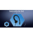 ΜΙΚΡΟΦΩΝΟ ΑΚΟΥΣΤΙΚΟ, RETEVIS, EEK023 G Shape In-Ear Earbud, Kenwood 2 Pin Plug