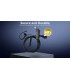 ΜΙΚΡΟΦΩΝΟ ΑΚΟΥΣΤΙΚΟ, RETEVIS, EEK023 G Shape In-Ear Earbud, Kenwood 2 Pin Plug