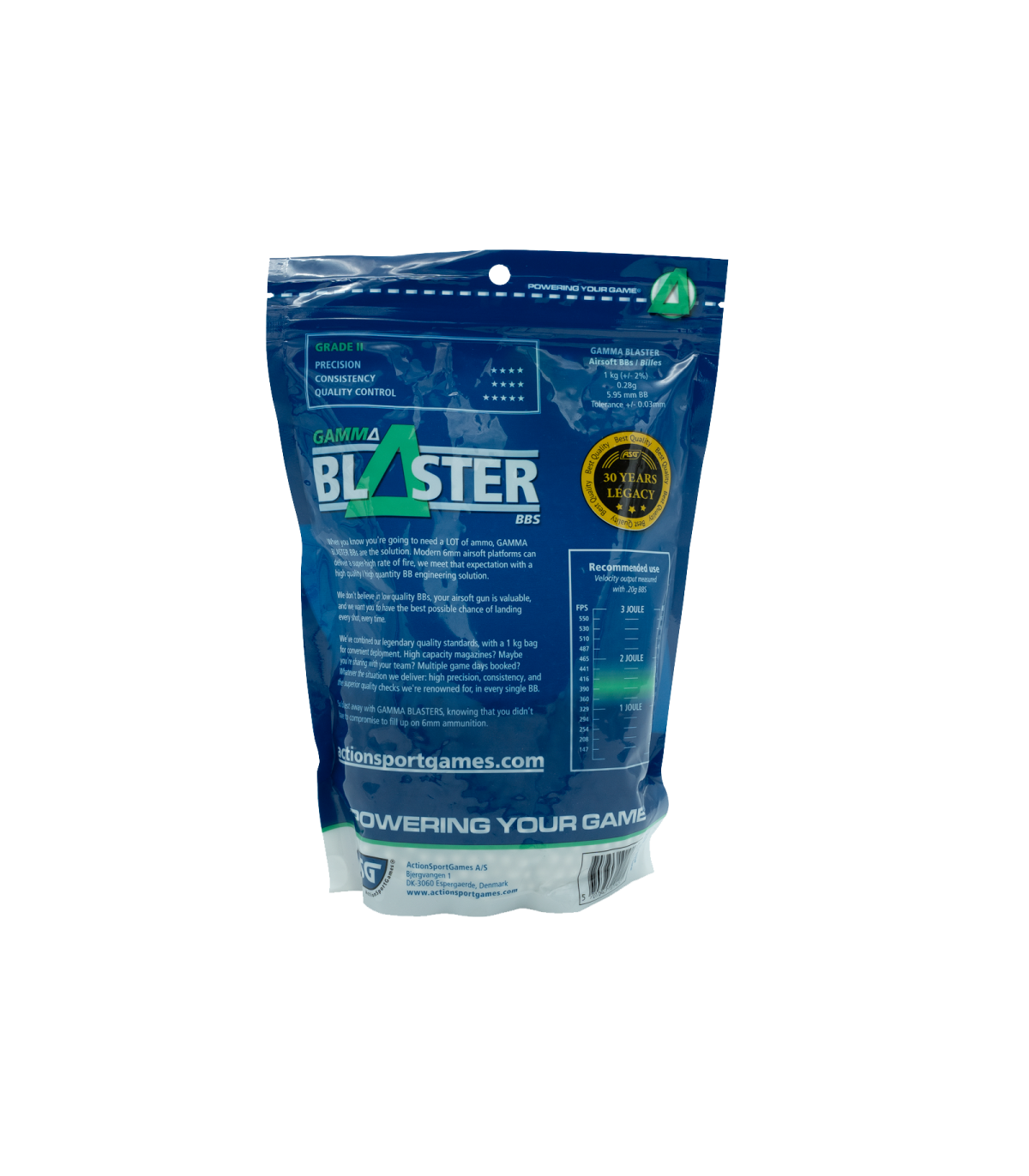 ΜΠΙΛΙΕΣ SOFT ASG Gamma, 0.28g / 5000pcs /1kg