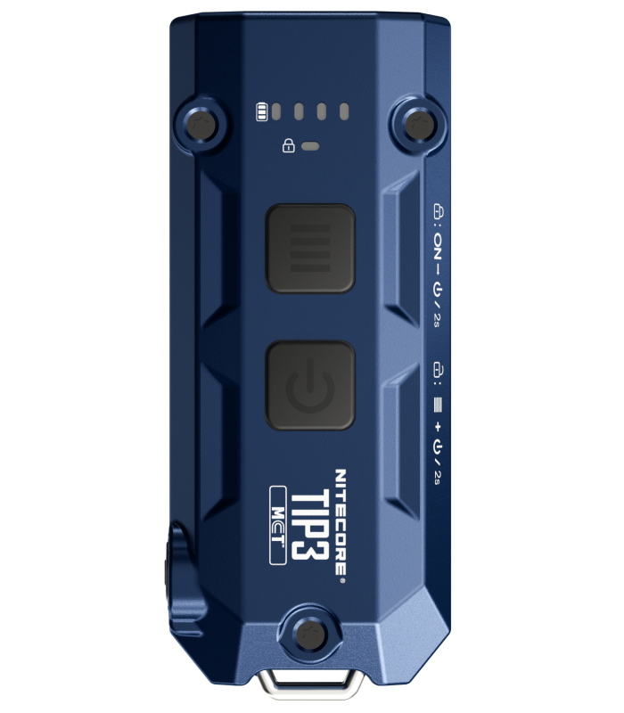 ΦΑΚΟΣ LED NITECORE TIP3, Μπρελόκ, Rechargeable, Blue