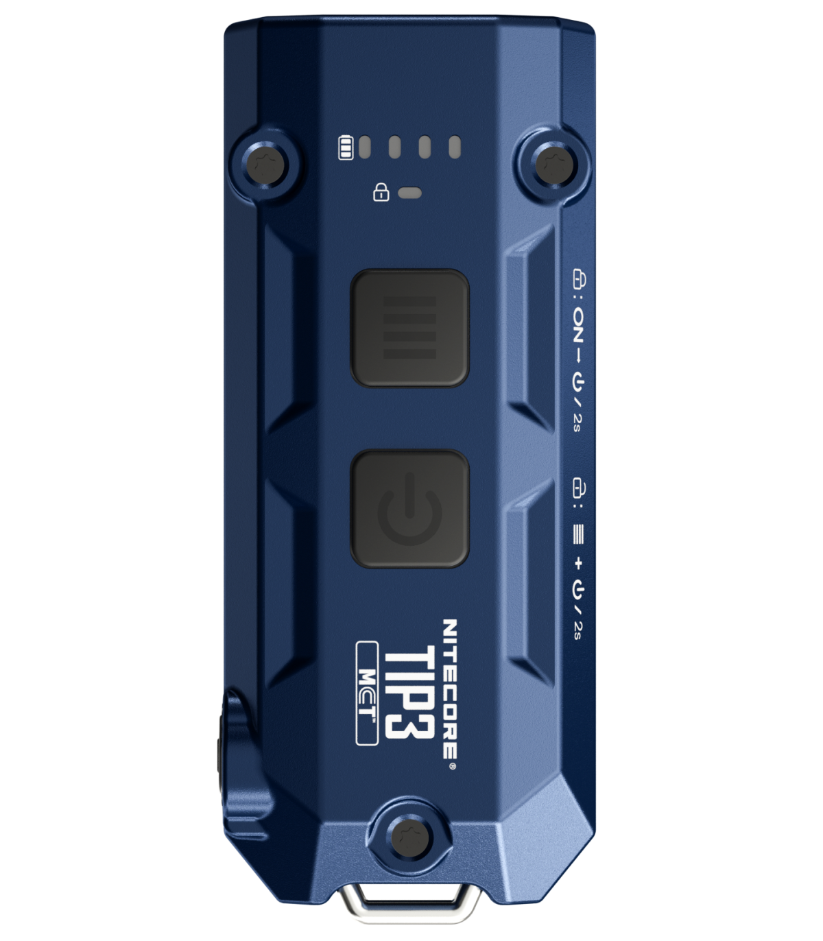 ΦΑΚΟΣ LED NITECORE TIP3, Μπρελόκ, Rechargeable, Blue