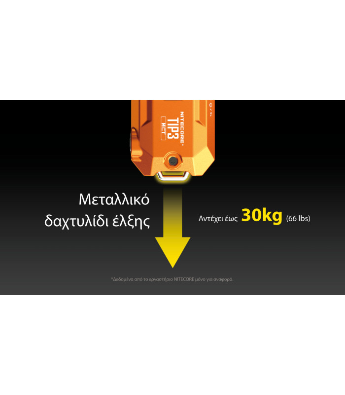 ΦΑΚΟΣ LED NITECORE TIP3, Μπρελόκ, Rechargeable, Blue