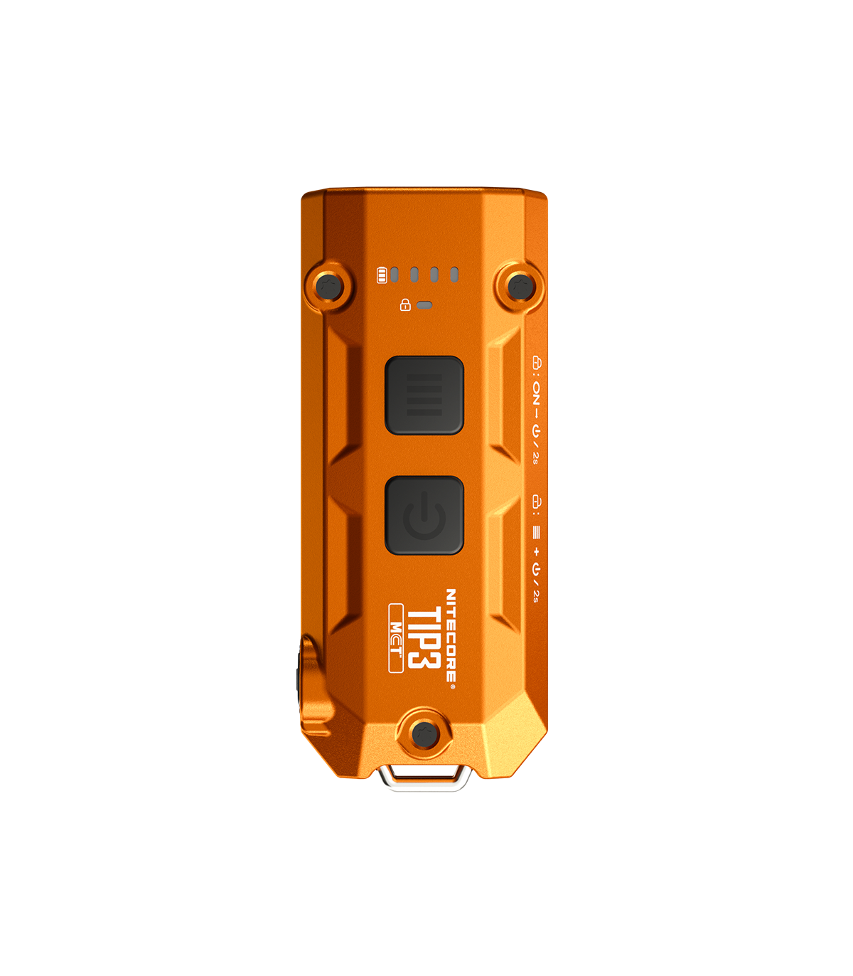 ΦΑΚΟΣ LED NITECORE TIP3, Μπρελόκ, Rechargeable, Alloy Orange
