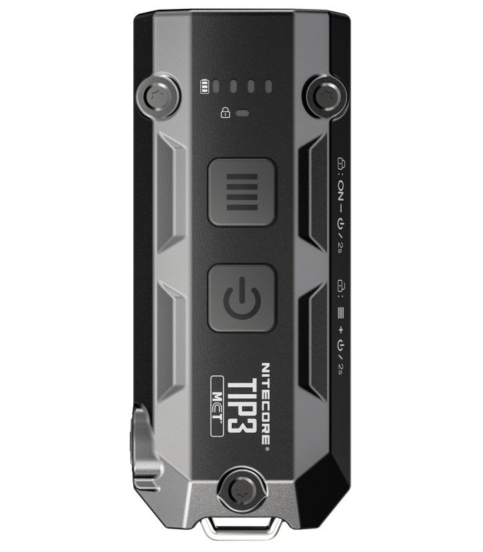 ΦΑΚΟΣ LED NITECORE TIP3, Μπρελόκ, Rechargeable, BLACK