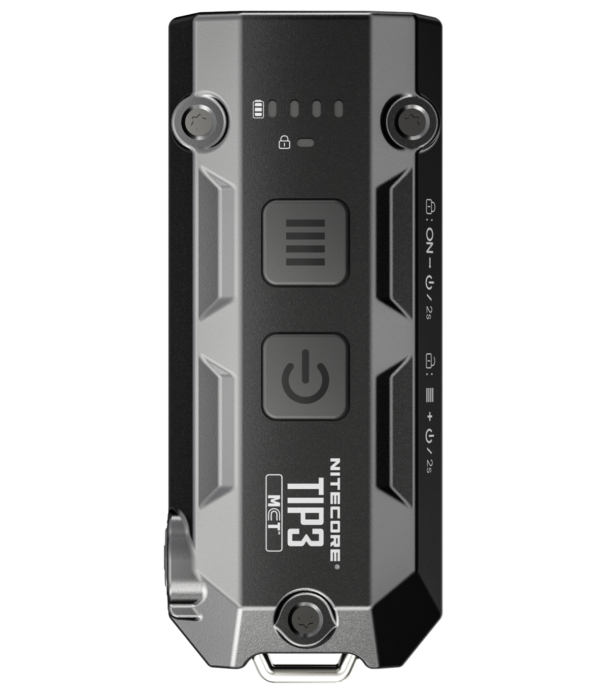 ΦΑΚΟΣ LED NITECORE TIP3, Μπρελόκ, Rechargeable, BLACK