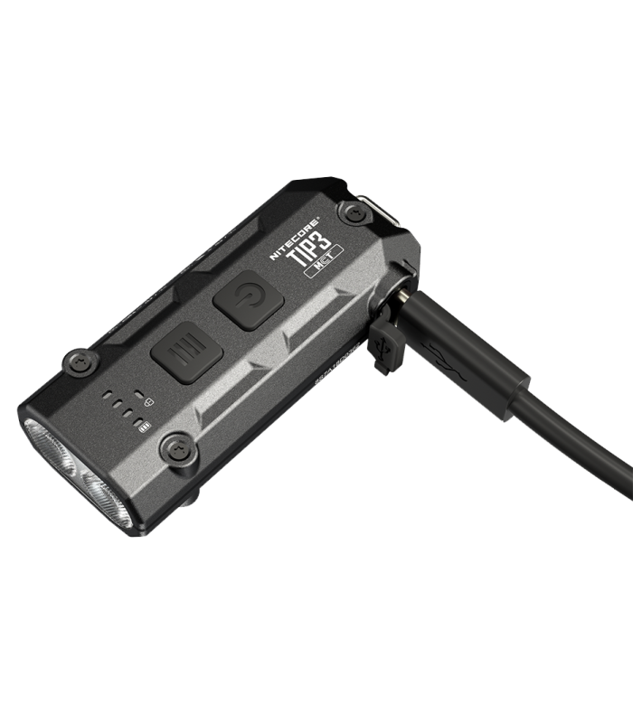 ΦΑΚΟΣ LED NITECORE TIP3, Μπρελόκ, Rechargeable, BLACK