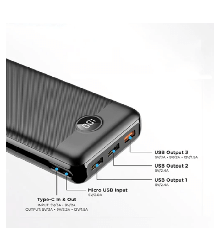 Power Bank Veger L30 30.000 Mah