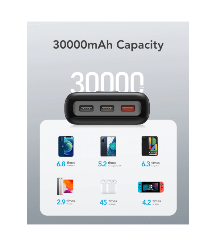 Power Bank Veger L30 30.000 Mah