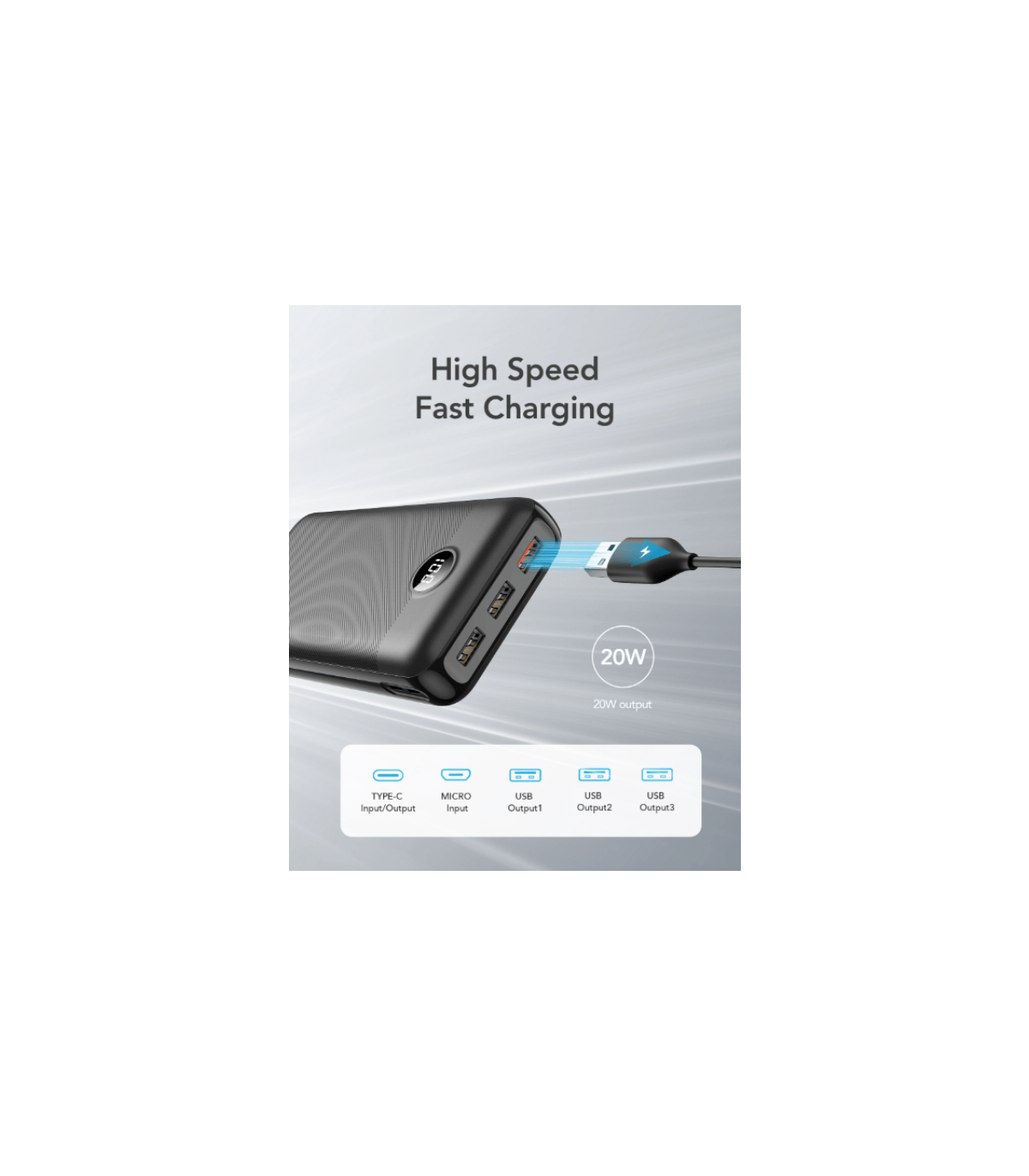 Power Bank Veger L30 30.000 Mah