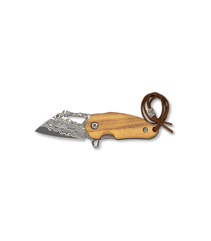 ΣΟΥΓΙΑΣ Albainox Wood/steel Damask 56 layers pocket knife, 25101