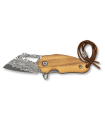 ΣΟΥΓΙΑΣ Albainox Wood/steel Damask 56 layers pocket knife, 25101