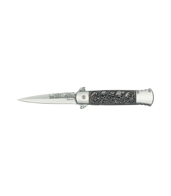 ΣΟΥΓΙΑΣ Albainox skulls penknife. Blade 9.4 cm, 08283