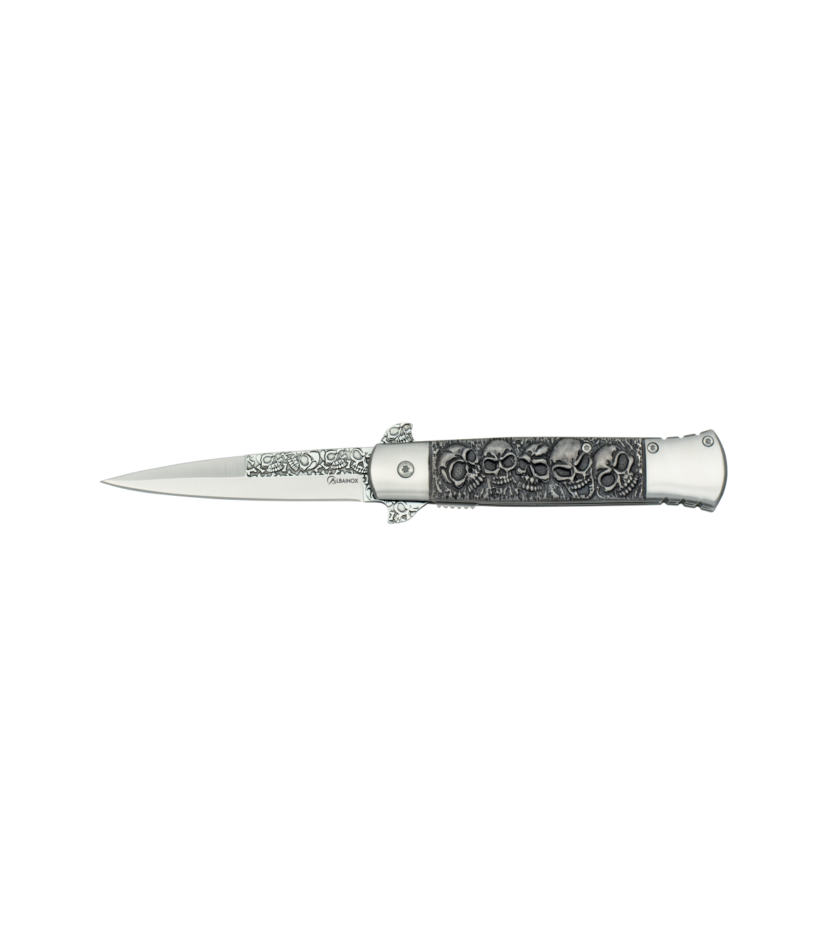 ΣΟΥΓΙΑΣ Albainox skulls penknife. Blade 9.4 cm, 08283
