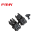 Σκοπευτικά Πτυσσόμενα Εμπρός & Πίσω, FMA, Back UP Sights(FBUS), Black