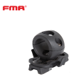 Δαχτυλίδι - Βάση Φακού για Κράνος, SINGLE-CLAMP RAIL ADAPTER (1''), FMA, Black