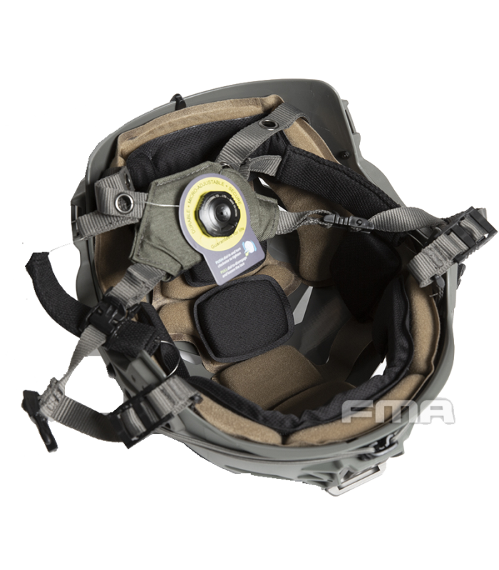 Ιμάντες για Κράνος, Υποσιάγωνο, EX Helmet Boltless FIT Retention System, FMA, Dark Earth