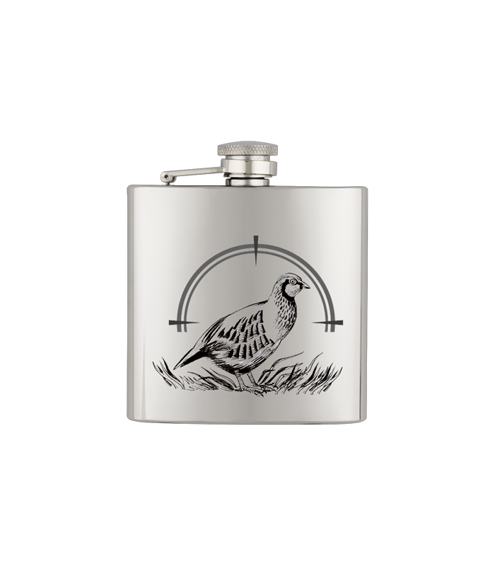 ΥΔΡΟΔΟΧΕΙΟ - ΦΛΑΣΚΙ Barbaric stainless hip flask. 6 Oz-ΠΕΡΔΙΚΑ, 40122GR4225