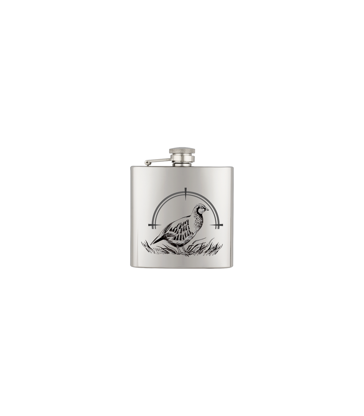 ΥΔΡΟΔΟΧΕΙΟ - ΦΛΑΣΚΙ Barbaric stainless hip flask. 6 Oz-ΠΕΡΔΙΚΑ, 40122GR4225