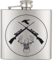 ΥΔΡΟΔΟΧΕΙΟ - ΦΛΑΣΚΙ Barbaric stainless hip flask. 6 Oz-ΚΥΝΗΓΕΤΙΚΕΣ ΠΑΡΑΣΤΑΣΕΙΣ, 40122GR291