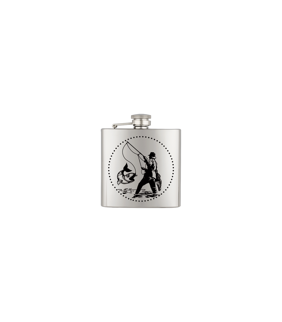 ΥΔΡΟΔΟΧΕΙΟ - ΦΛΑΣΚΙ Barbaric stainless hip flask. 6 Oz-ΨΑΡΑΣ, 40122GR290