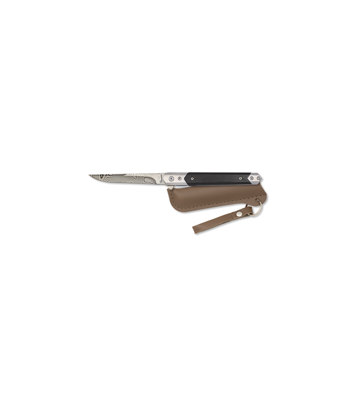 ΣΟΥΓΙΑΣ ALBAINOX, Damask pocket knife. Sheath, 25063