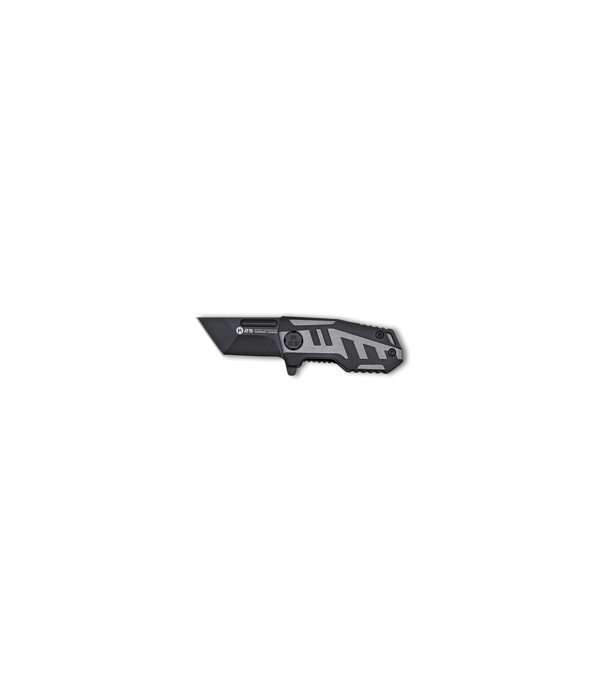 ΣΟΥΓΙΑΣ K25, G10 black-grey tactical pocket knife, 25004