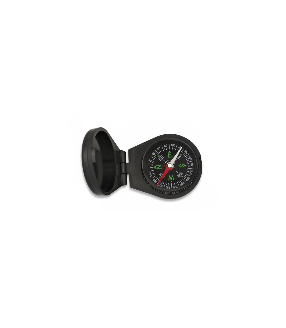 ΠΥΞΙΔΑ ALBAINOX, Oil filled fiber compass with flap.Black, 33142