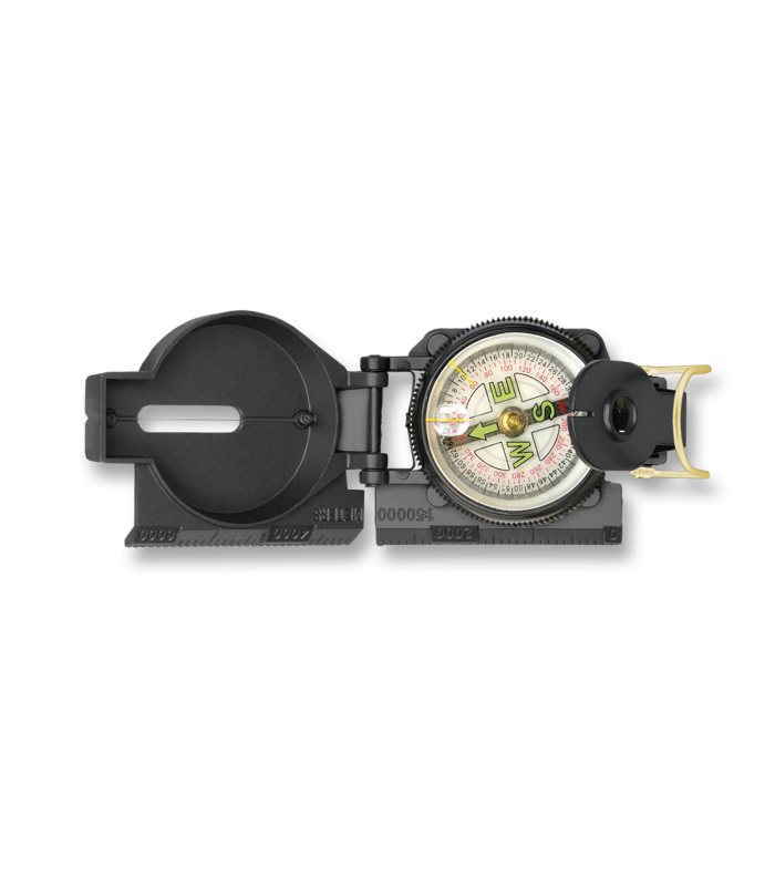 ΠΥΞΙΔΑ ALBAINOX, Oil filled military metal compass. Black, 33105